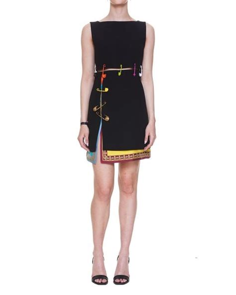 versace safety pin dress 2021